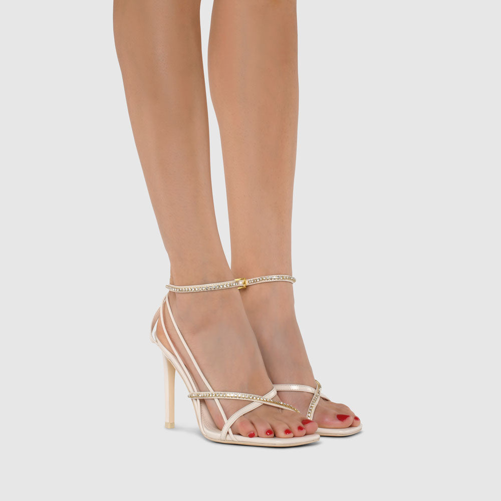 Kat Maconie Wocoma Sandals AW22 STILETTO WHITE