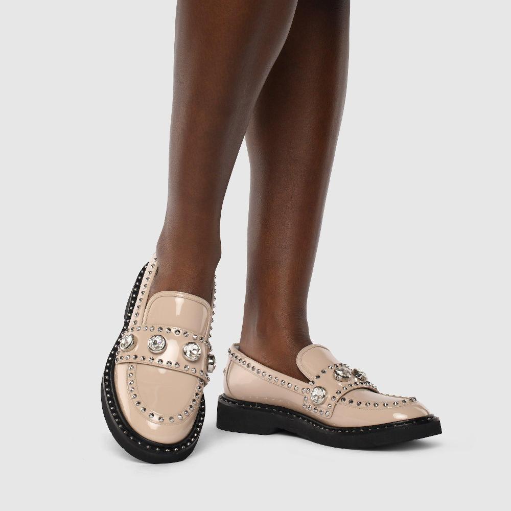 Kat Maconie Zury Loafers AW23 FLATS Clay/Silver