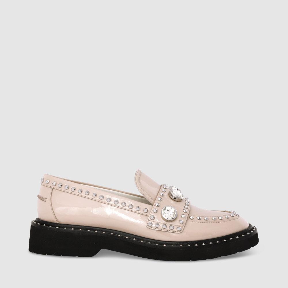 kat maconie Zury Loafers AW23 FLATS Clay/Silver