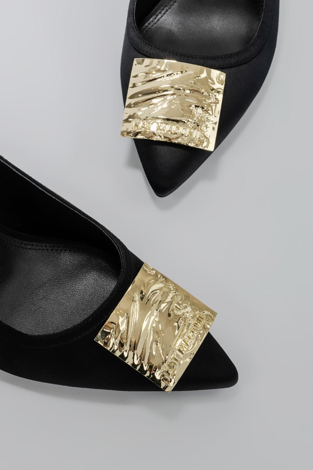 Kat Maconie Katia Pumps SS25 MID HOURGLASS HEEL Black