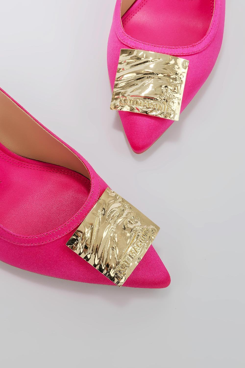 Kat Maconie Katia Pumps SS25 MID HOURGLASS HEEL Fuchsia