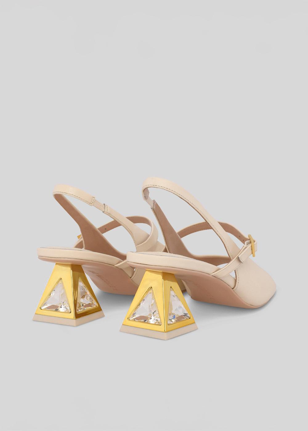 Kat Maconie Malika Sandals RS24 MARTINI HEEL SANDAL Coconut Cream