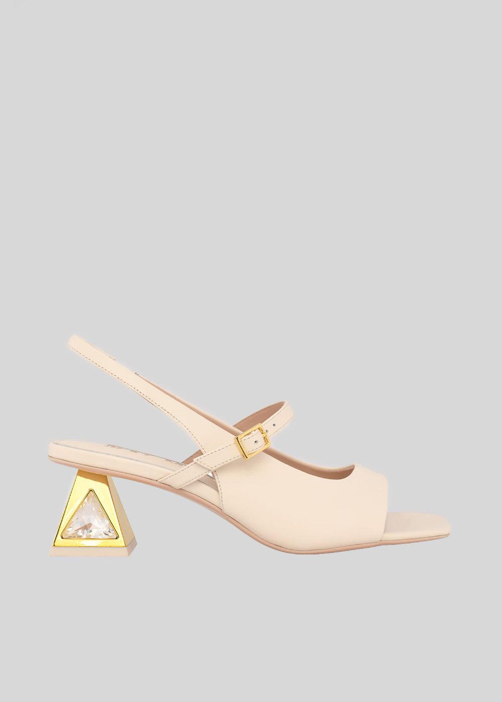 kat maconie Malika Sandals RS24 MARTINI HEEL SANDAL Coconut Cream