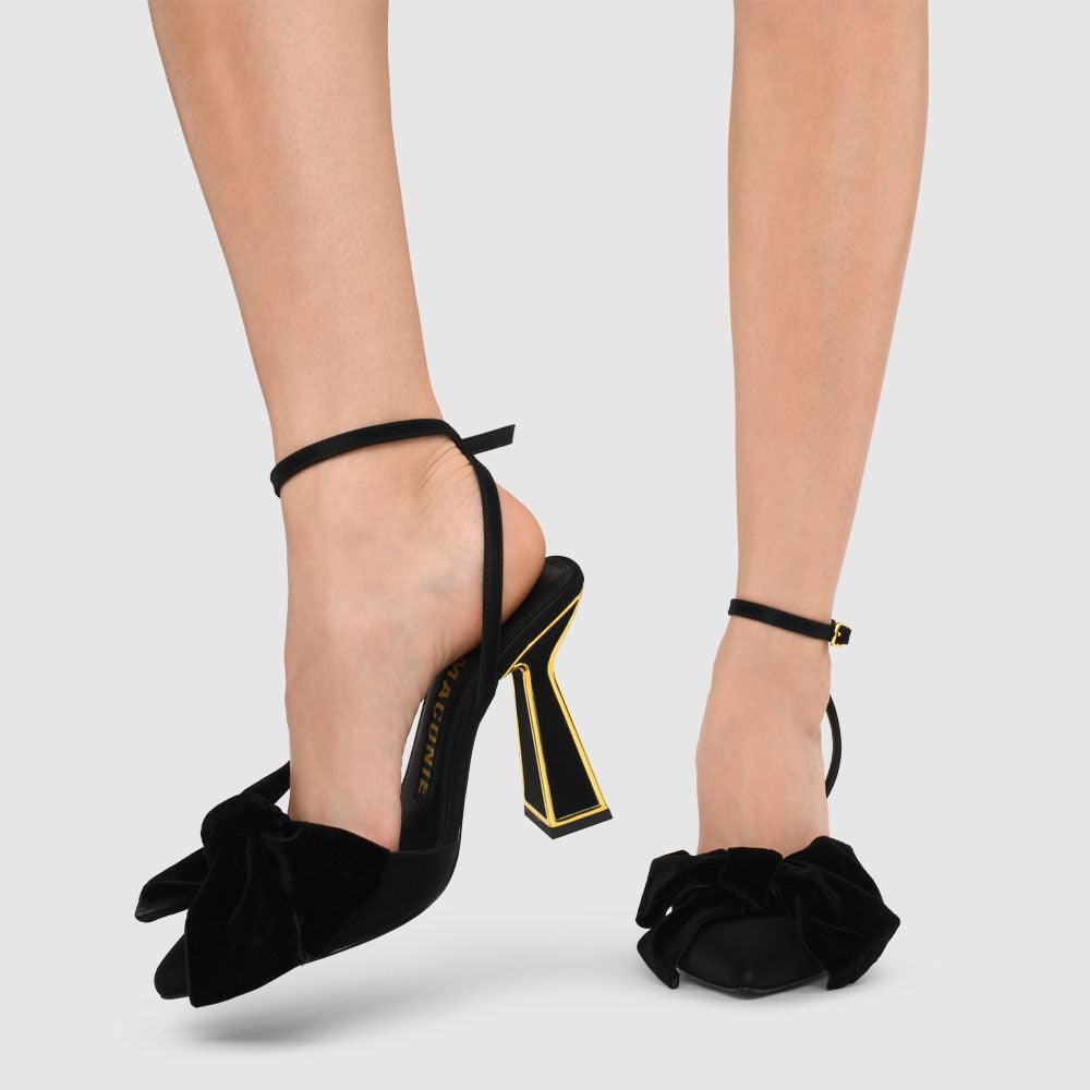 Kat Maconie Maren Pumps RS23 HOURGLASS HEEL Black/Gold