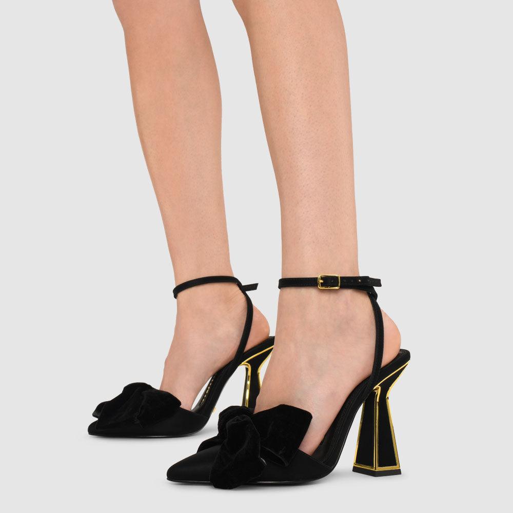 Kat Maconie Maren Pumps RS23 HOURGLASS HEEL Black/Gold