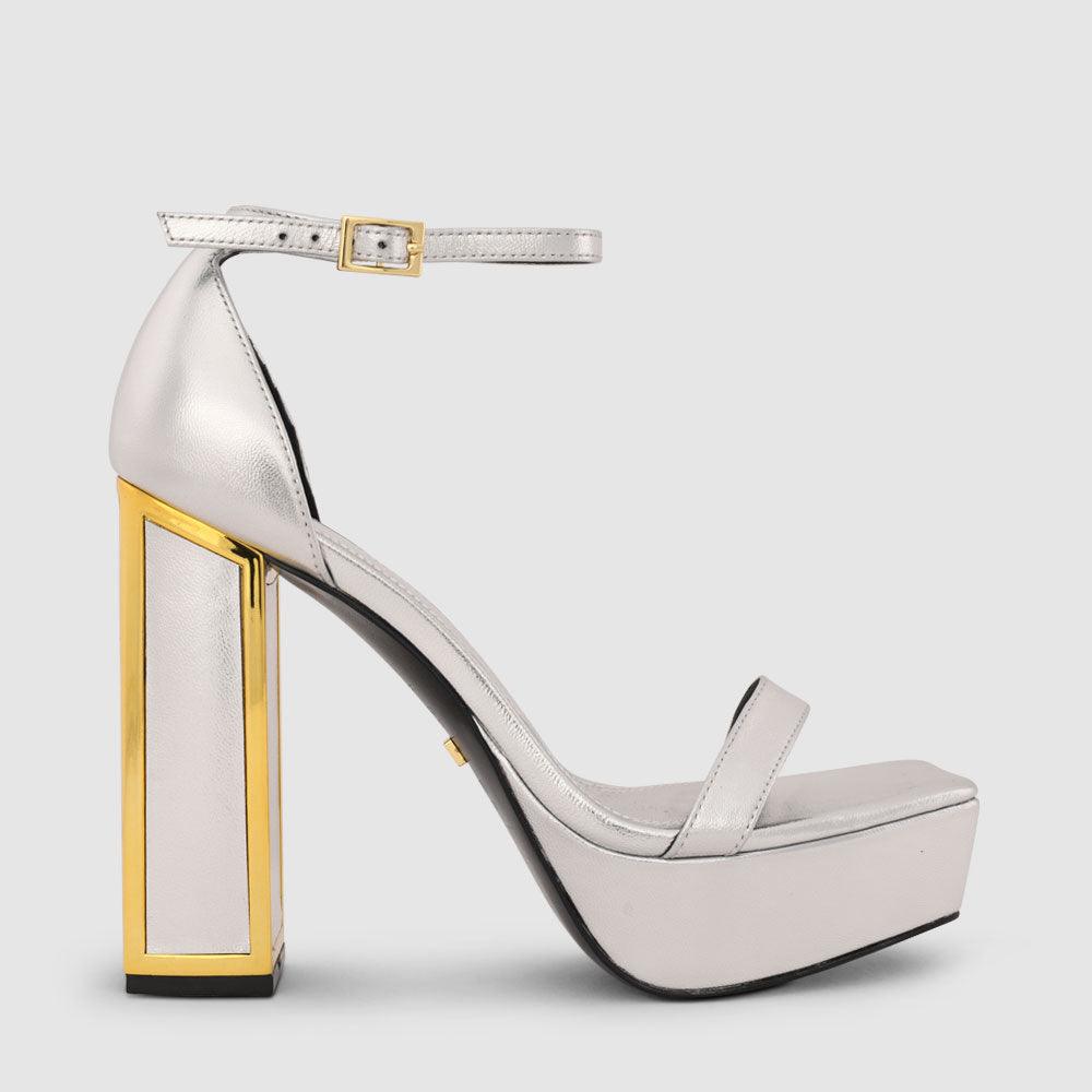 kat maconie Missy Sandals RS23 FULL PLATFORM Silver