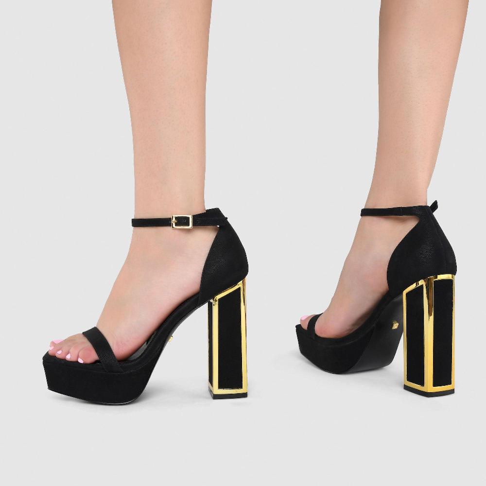 Kat Maconie Missy Sandals SS23 PLATFORM SANDALS Black