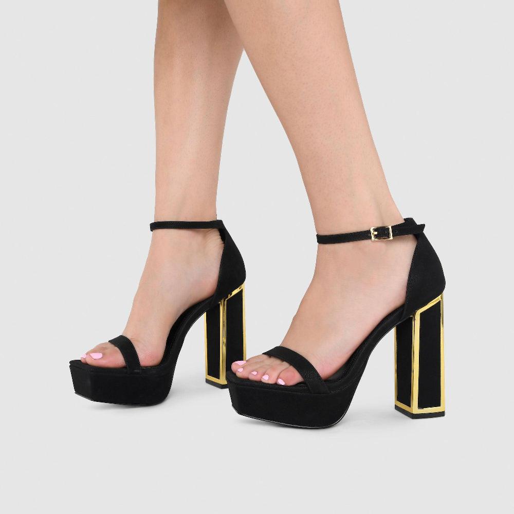 Kat Maconie Missy Sandals SS23 PLATFORM SANDALS Black
