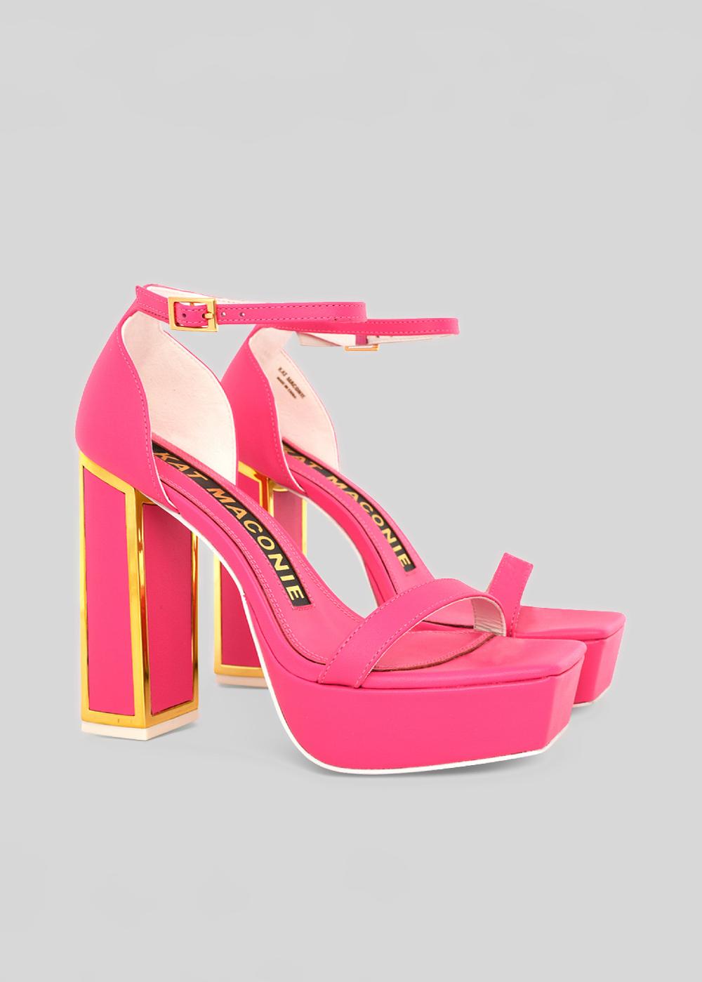 Kat Maconie Missy Sandals SS23 PLATFORM SANDALS Fuchsia