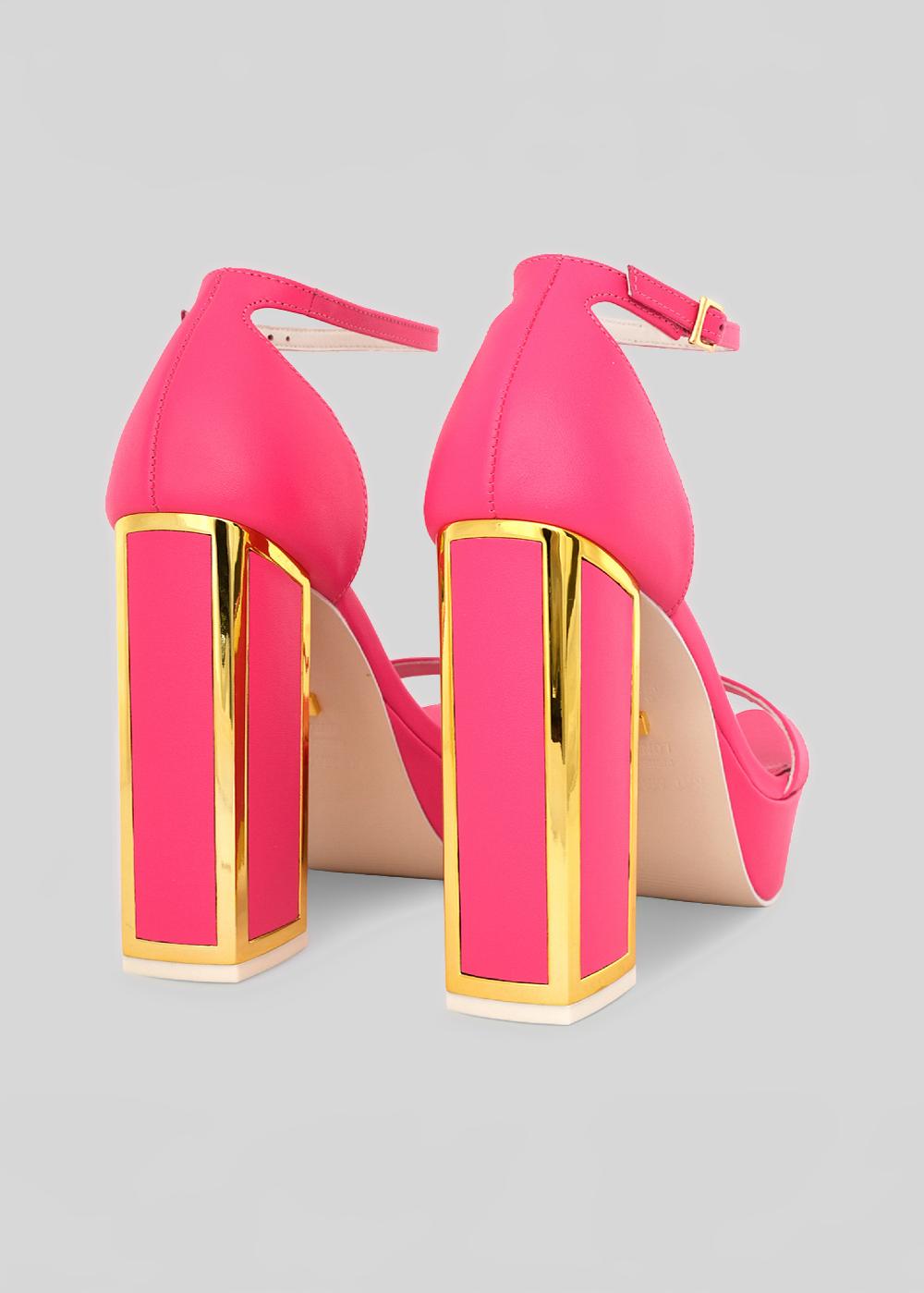 Kat Maconie Missy Sandals SS23 PLATFORM SANDALS Fuchsia