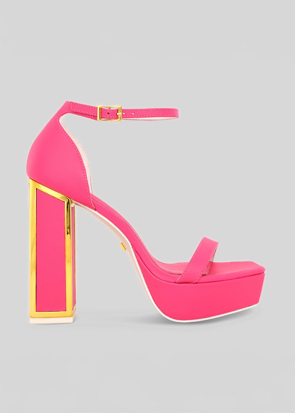 kat maconie Missy Sandals SS23 PLATFORM SANDALS Fuchsia