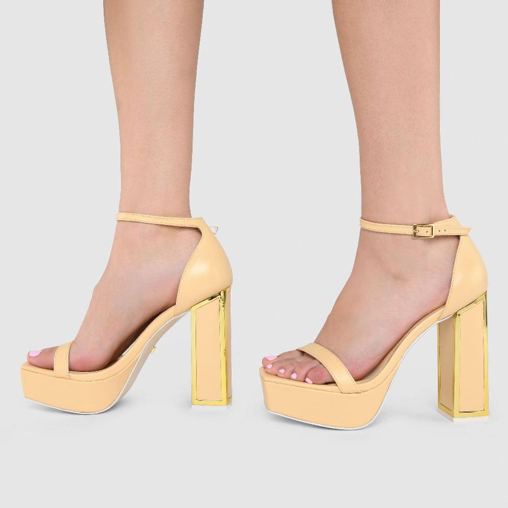 Kat Maconie Missy Sandals SS23 PLATFORM SANDALS Vanilla