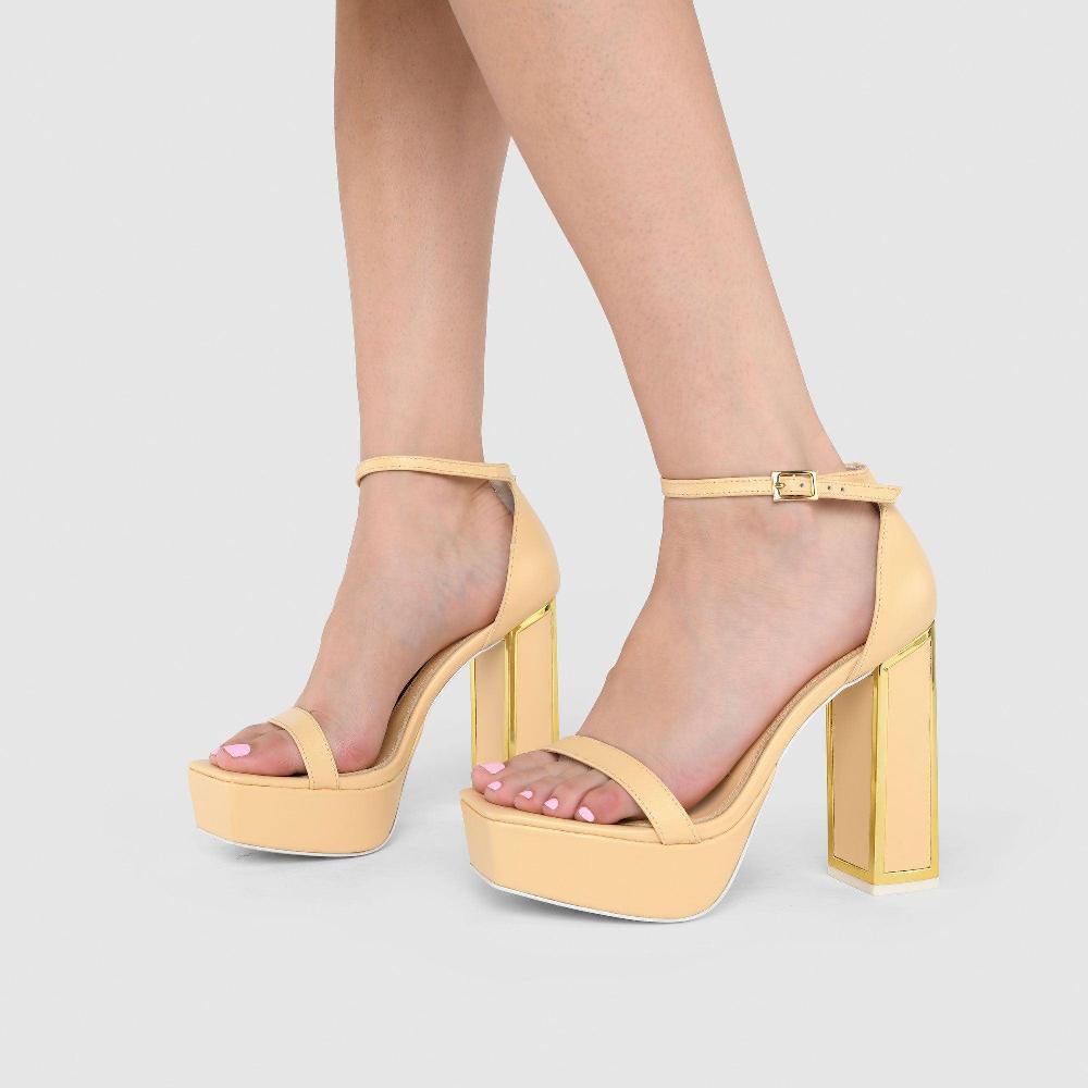 Kat Maconie Missy Sandals SS23 PLATFORM SANDALS Vanilla