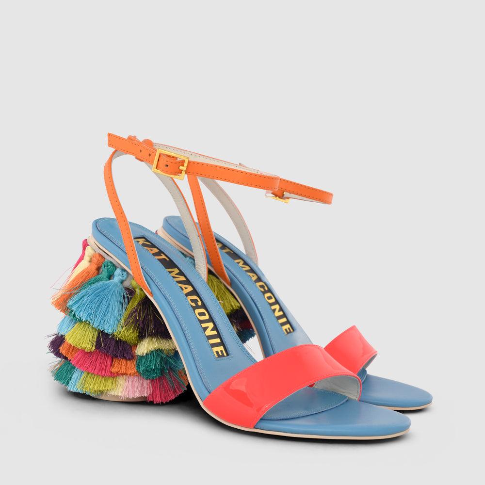 Kat Maconie Olive Sandals PF23 CYLINDER HEEL Sky Blue