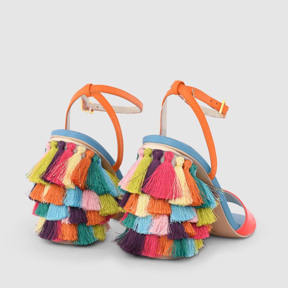 Kat Maconie Olive Sandals PF23 CYLINDER HEEL Sky Blue