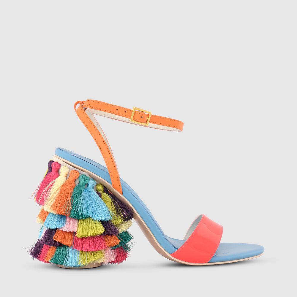 kat maconie Olive Sandals PF23 CYLINDER HEEL Sky Blue