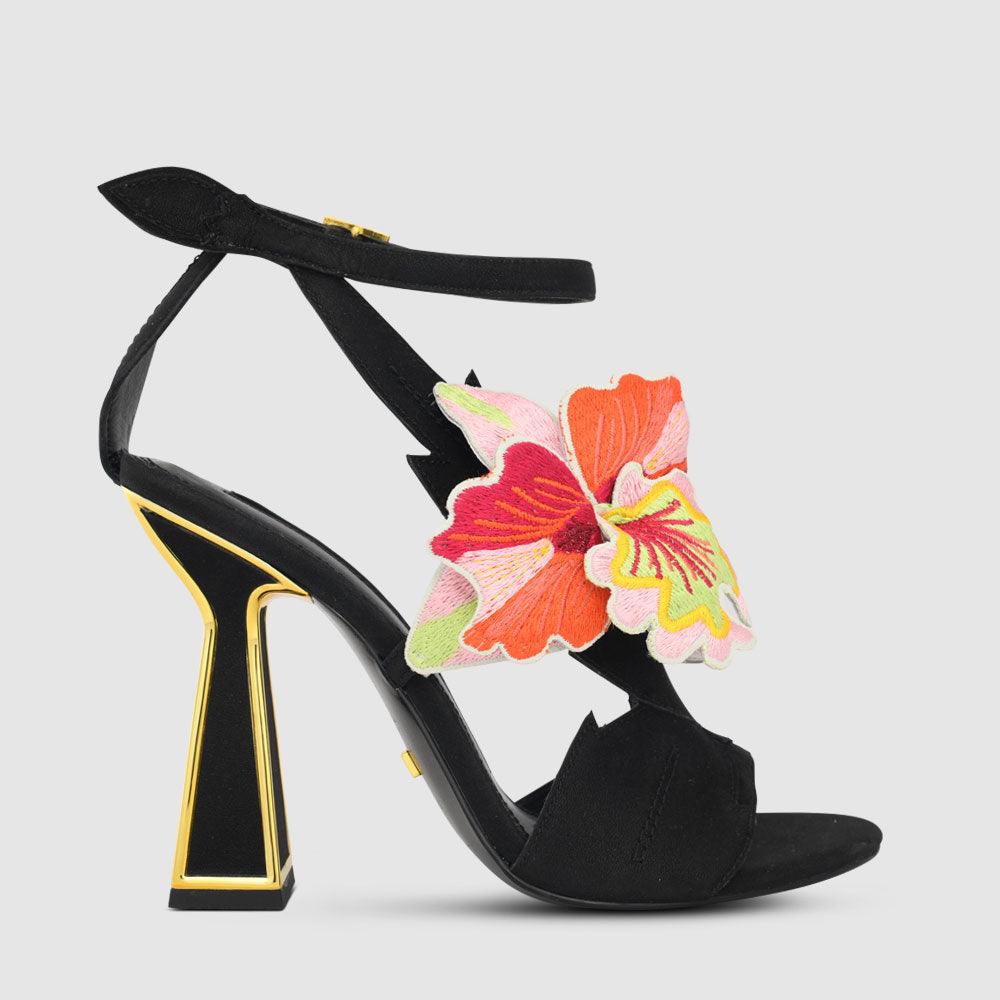 kat maconie Orela Sandals SS23 HOURGLASS HEEL SANDALS Black