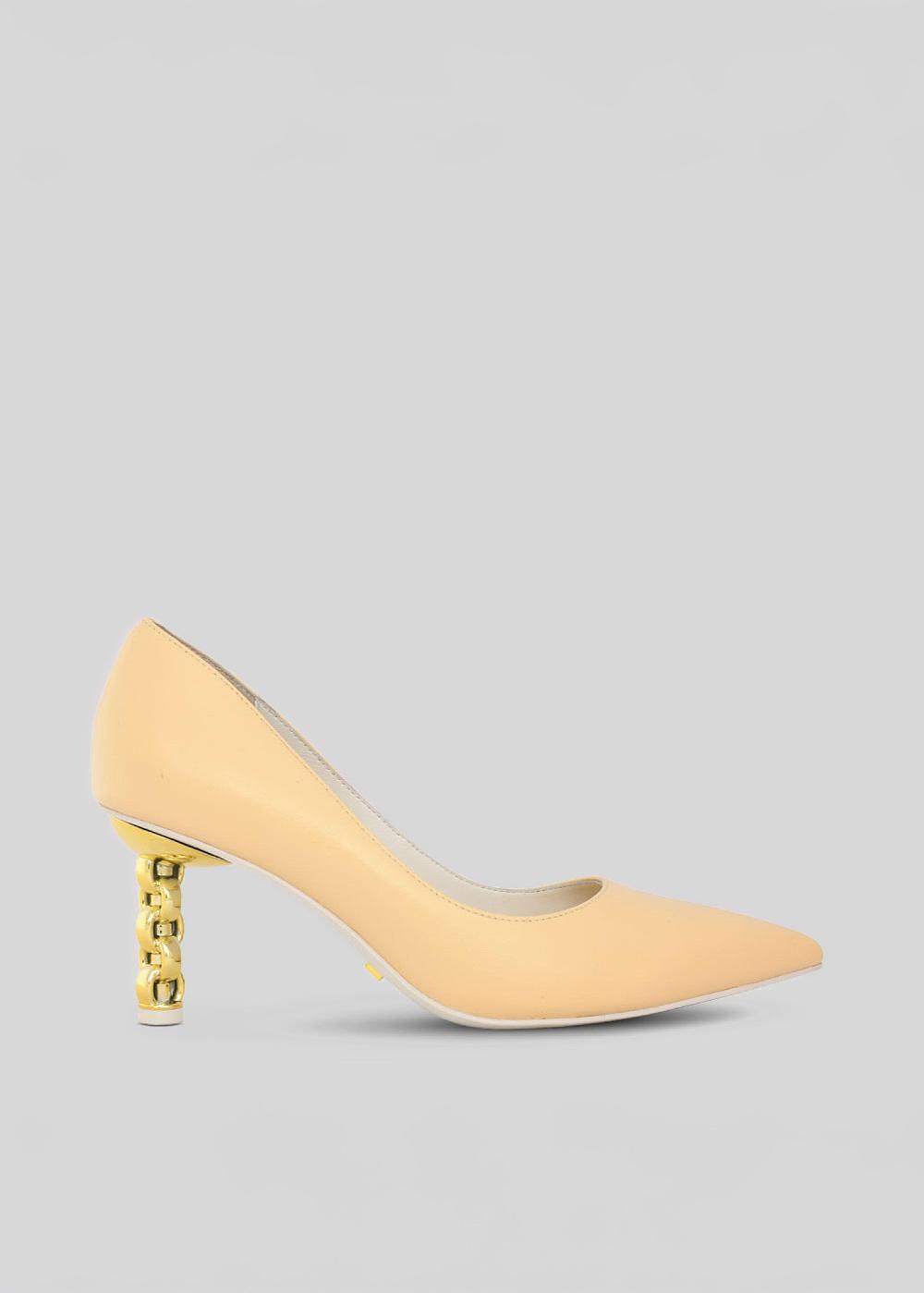 kat maconie Rei Pumps SS23 MID CHILETTO PUMPS Vanilla