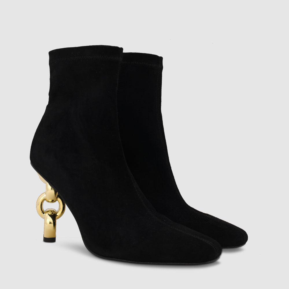 Kat Maconie Rue Boots RS23 MULTI CHAIN BOOTS Black/Gold