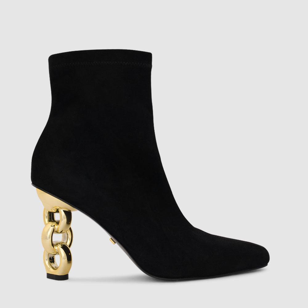 kat maconie Rue Boots RS23 MULTI CHAIN BOOTS Black/Gold