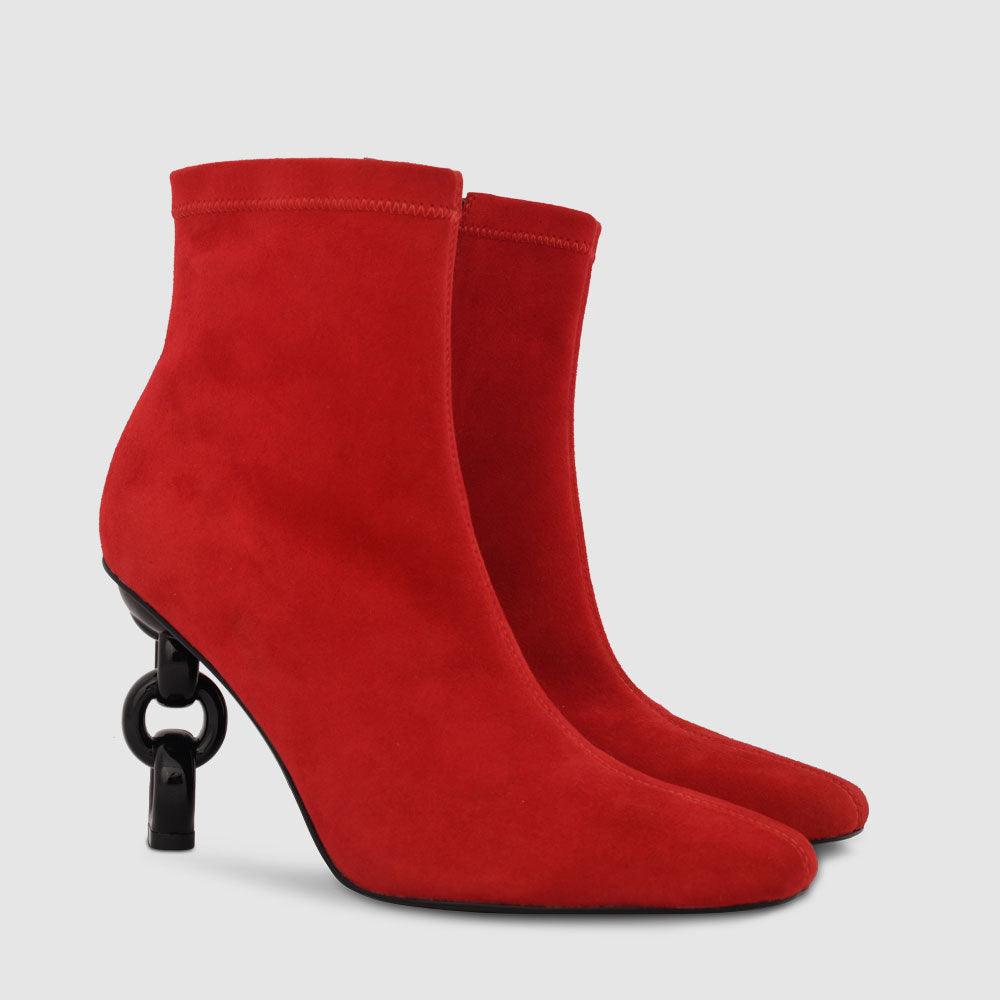 Kat Maconie Rue Boots RS23 MULTI CHAIN BOOTS Crimson