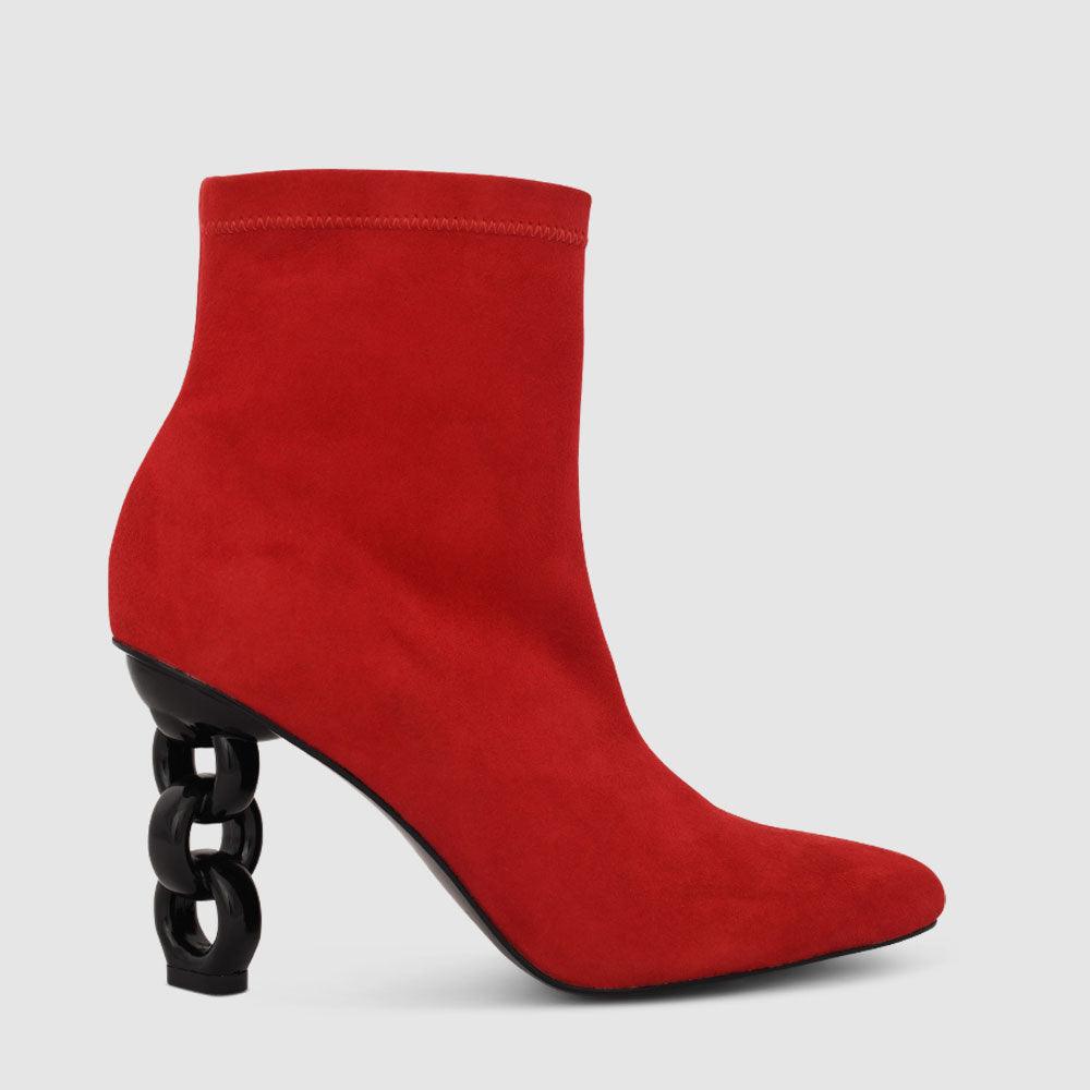 kat maconie Rue Boots RS23 MULTI CHAIN BOOTS Crimson