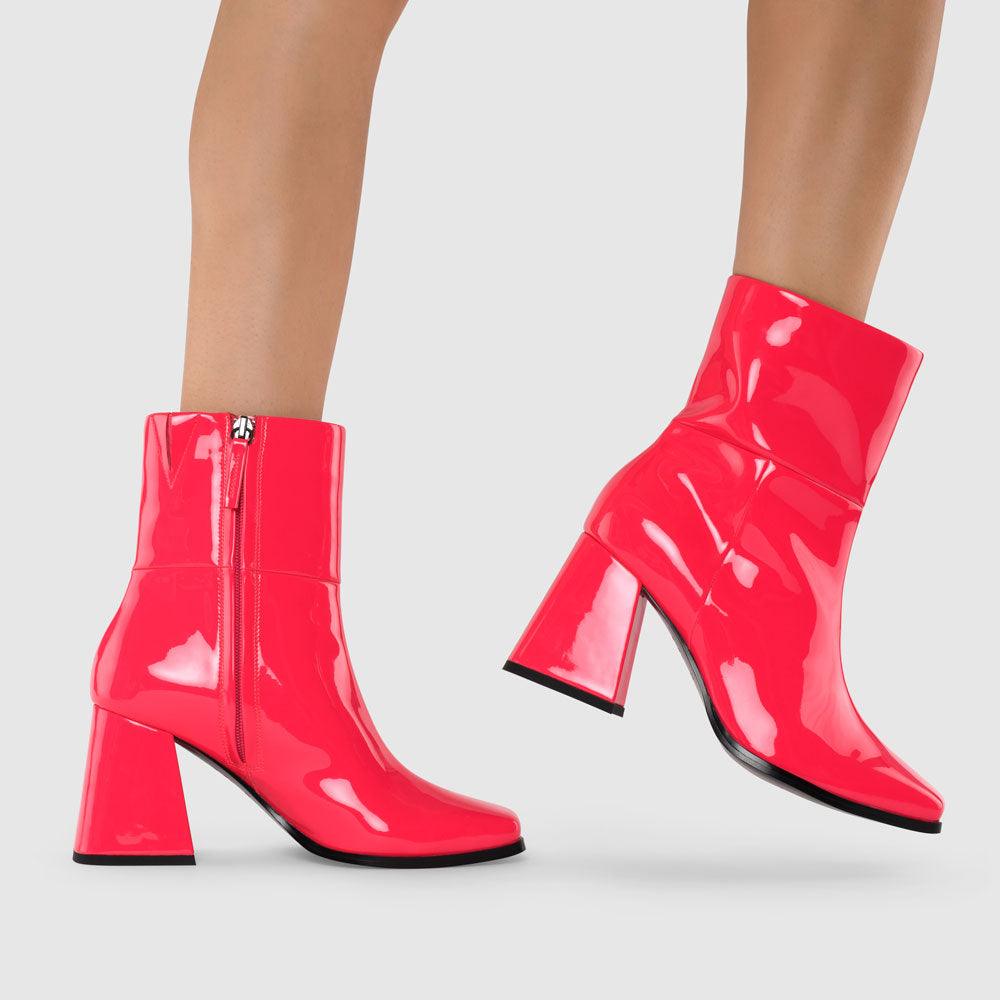 Kat Maconie Saffle Boots AW22 BOOTS Highlighter Pink