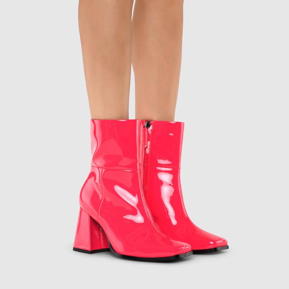Kat Maconie Saffle Boots AW22 BOOTS Highlighter Pink