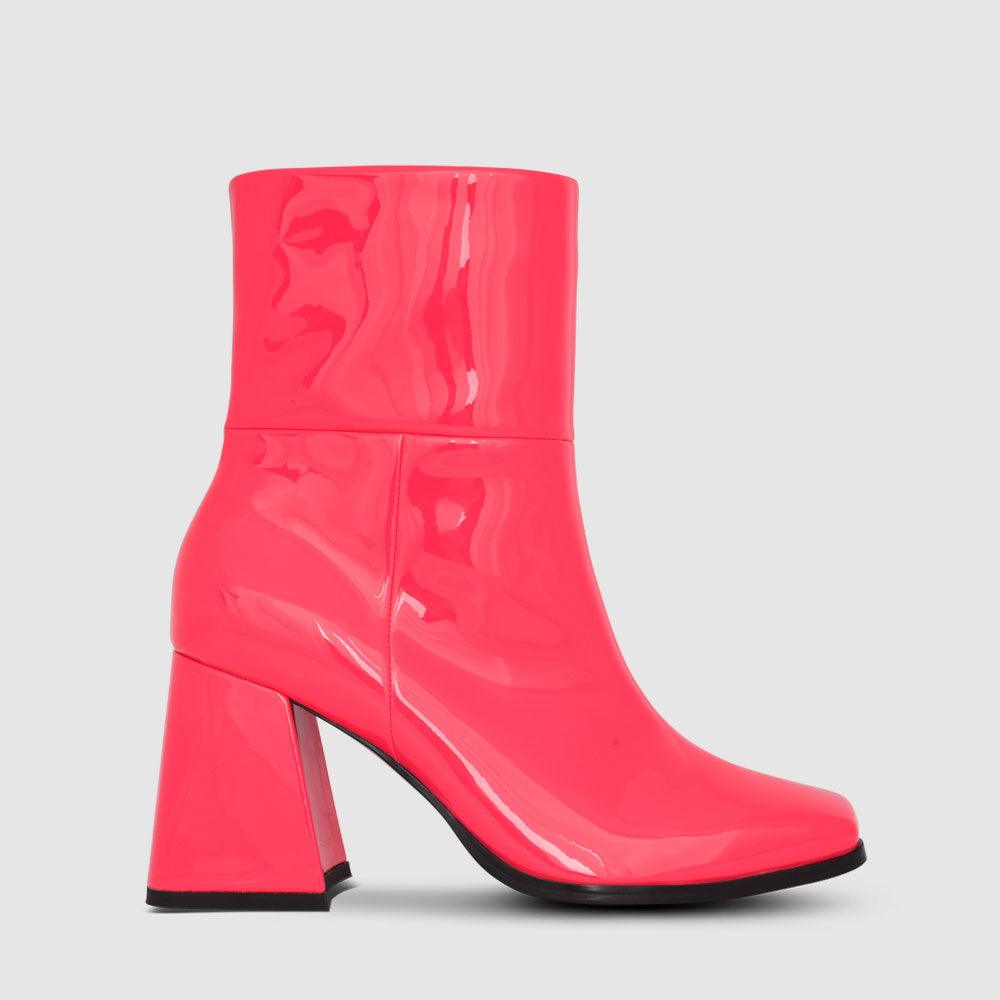 kat maconie Saffle Boots AW22 BOOTS Highlighter Pink