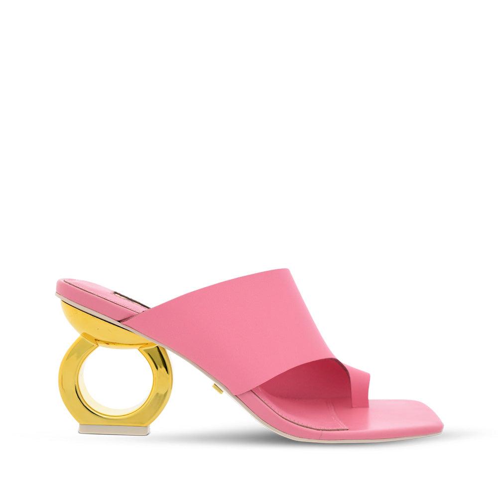 kat maconie Sigrid Sandals PF21 CHAIN HEEL Flamingo Pink