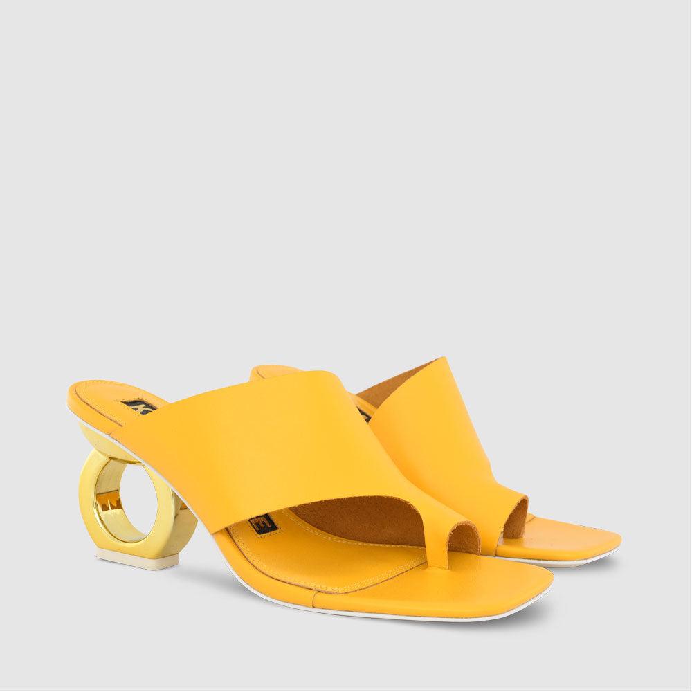 Kat Maconie Sigrid Sandals SS23 SINGLE CHAIN HEEL SANDALS Sunny