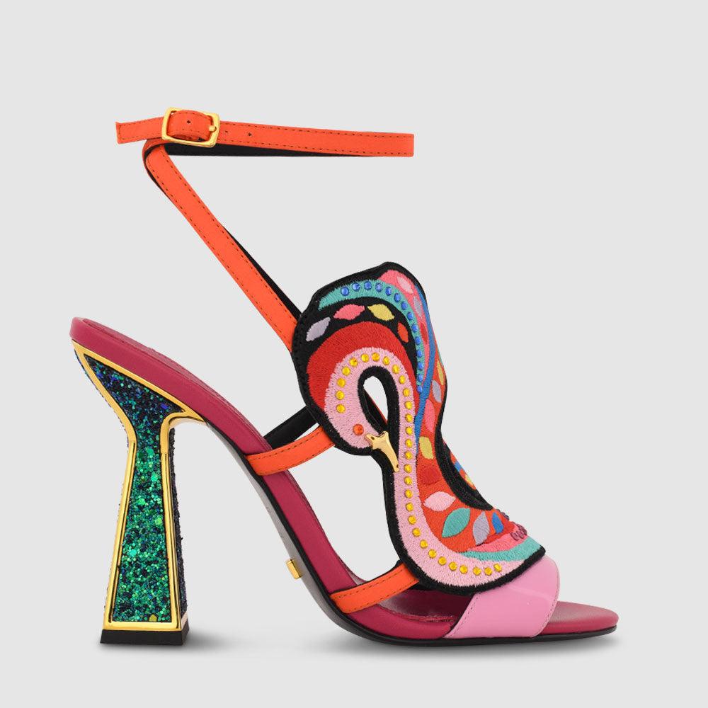 kat maconie Skylar Sandals RS23 HOURGLASS HEEL Multibrights
