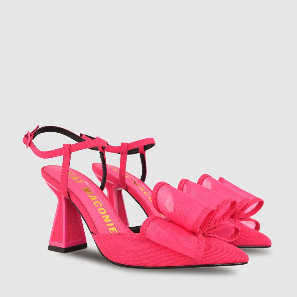 Kat Maconie Stormi Pumps AW23 MID HOURGLASS HEEL Luminous Pink