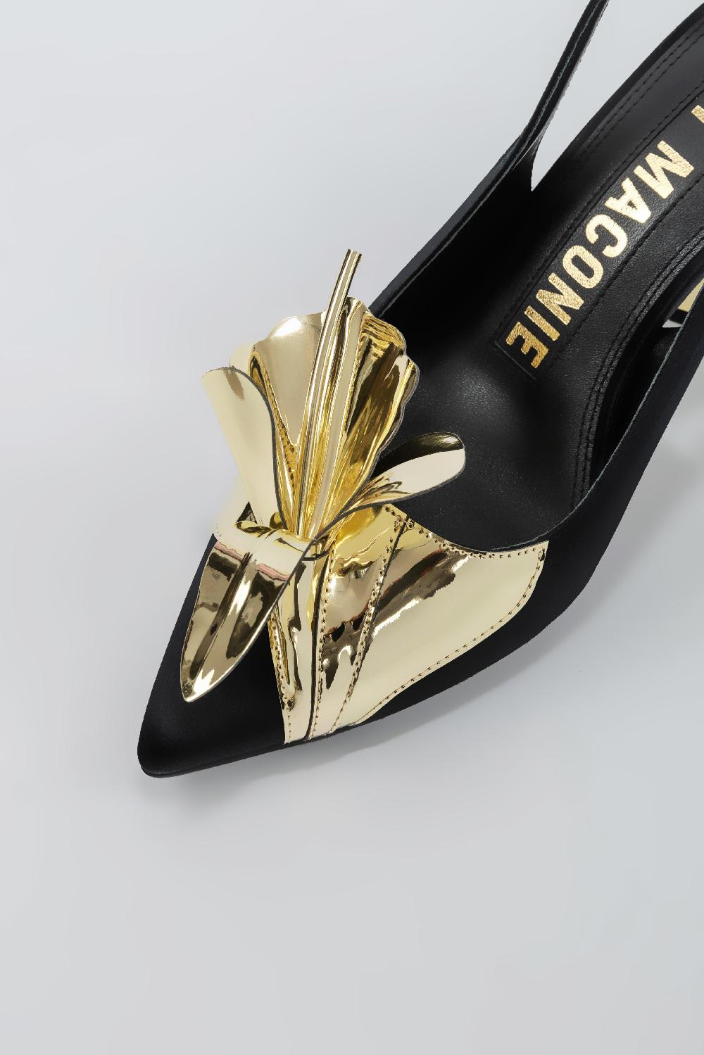 Kat Maconie Tamannaah Pumps SS25 MID HOURGLASS HEEL Black