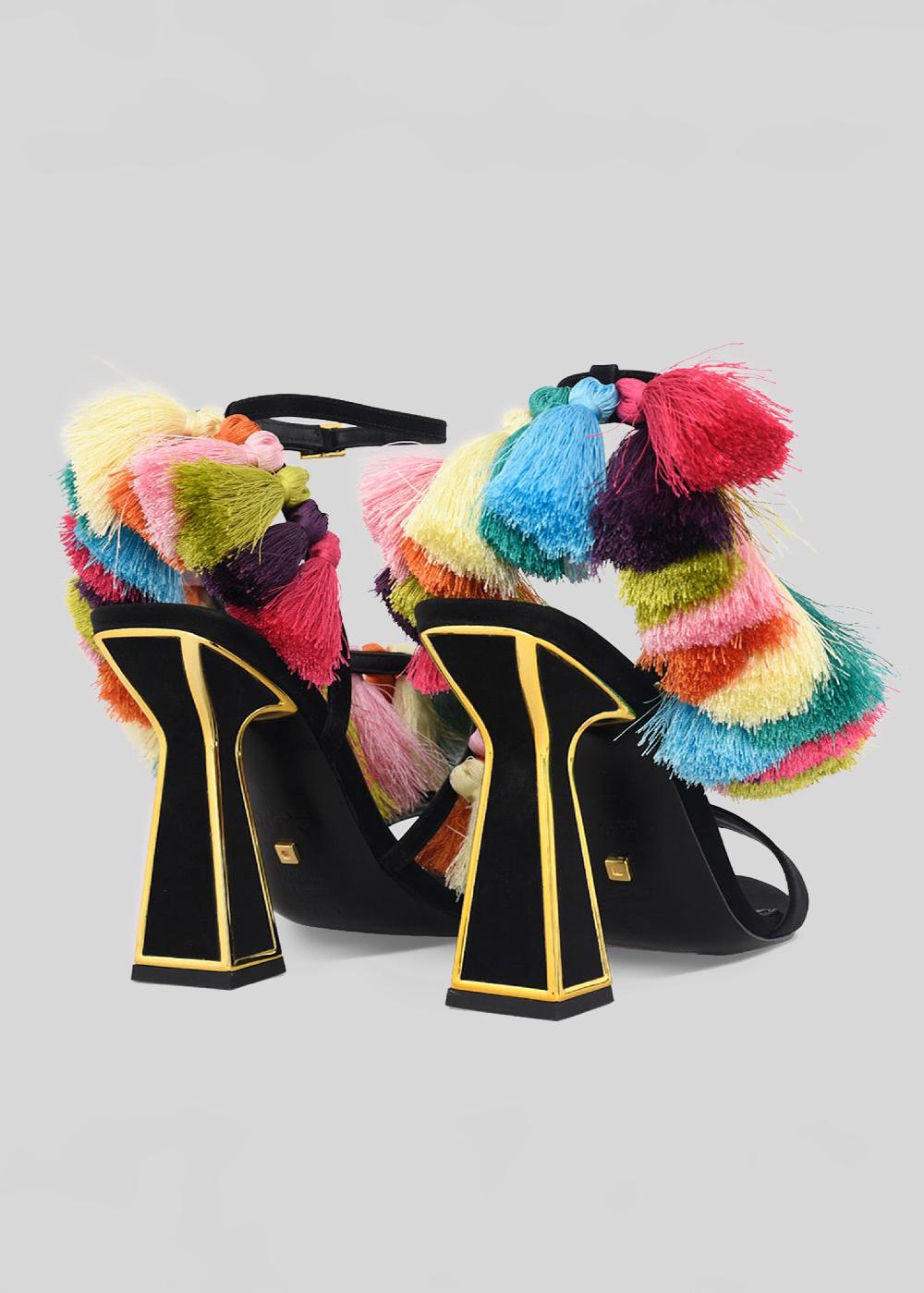 Kat Maconie Therese Sandals PF23 HOURGLASS HEEL Black