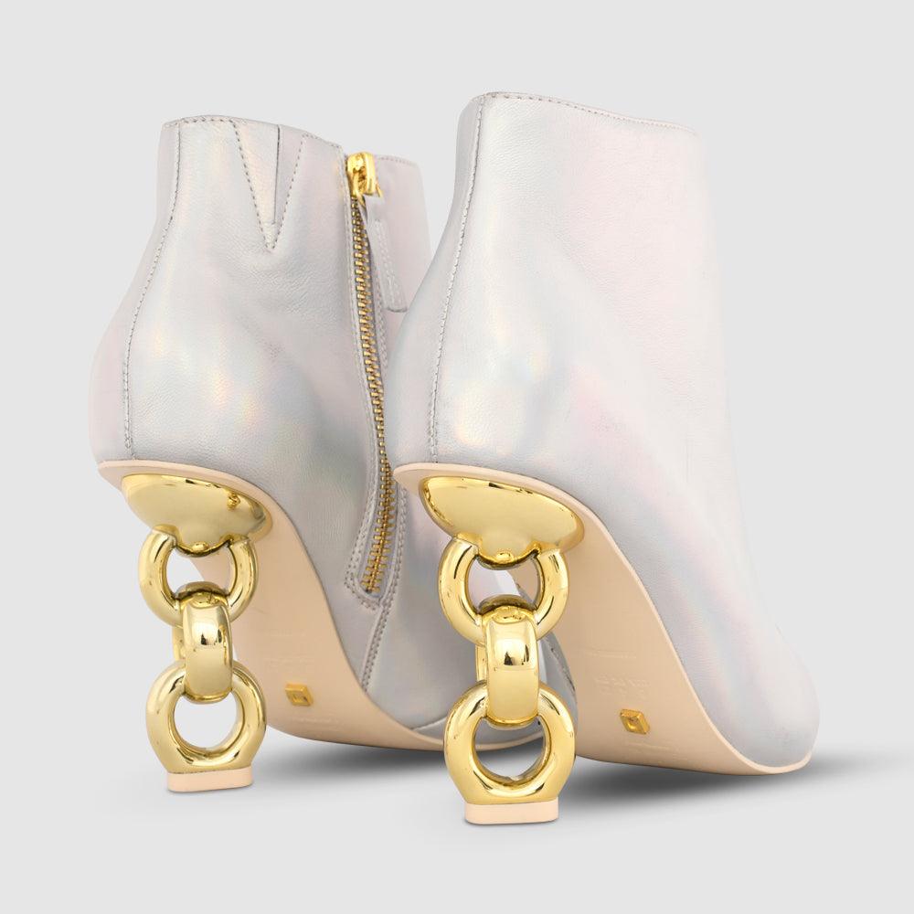 Kat Maconie Toni Boots AW22 BOOTS Iridescent Lizard