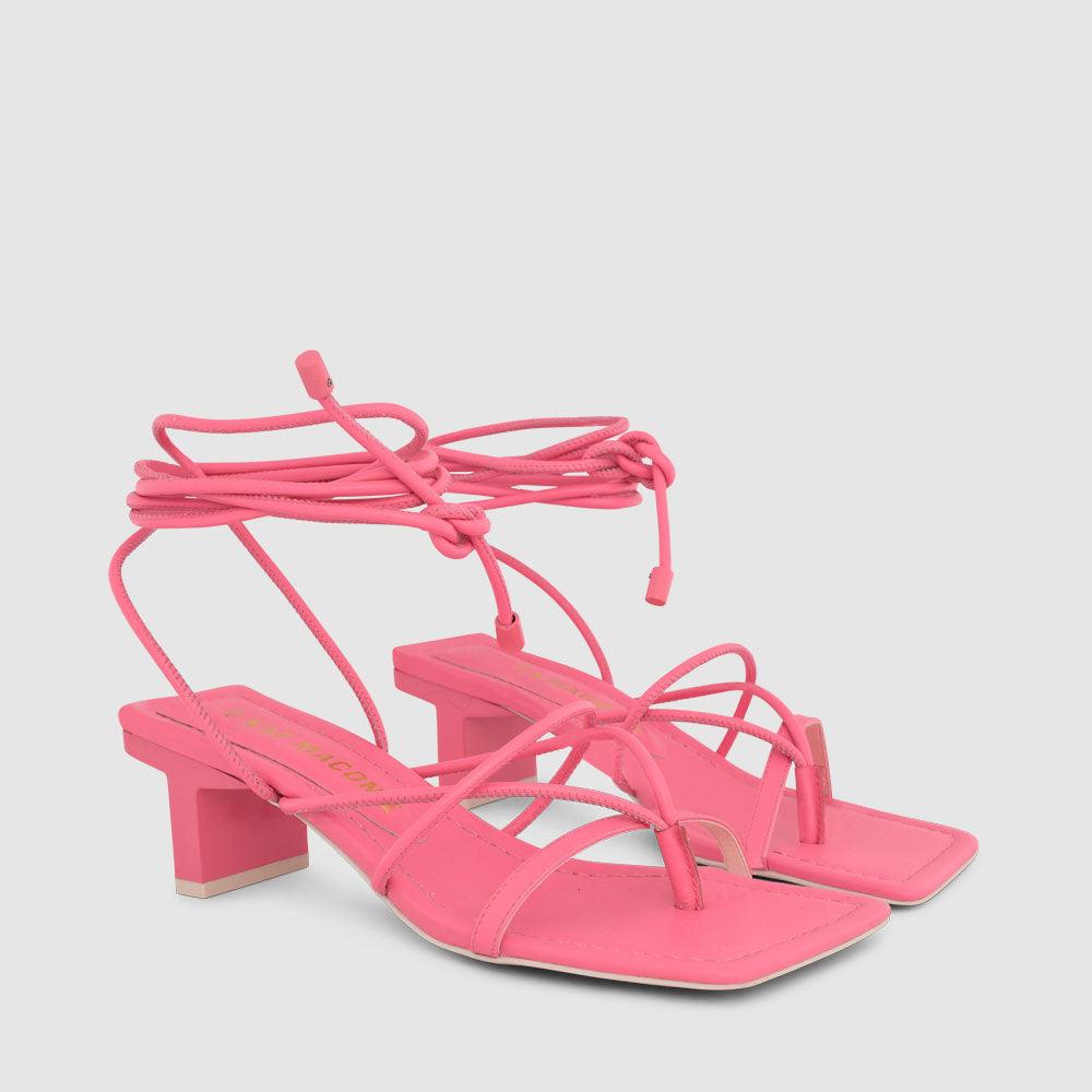 Kat Maconie Toria Sandals SS22 Mid Heel Sandal Dragonfruit