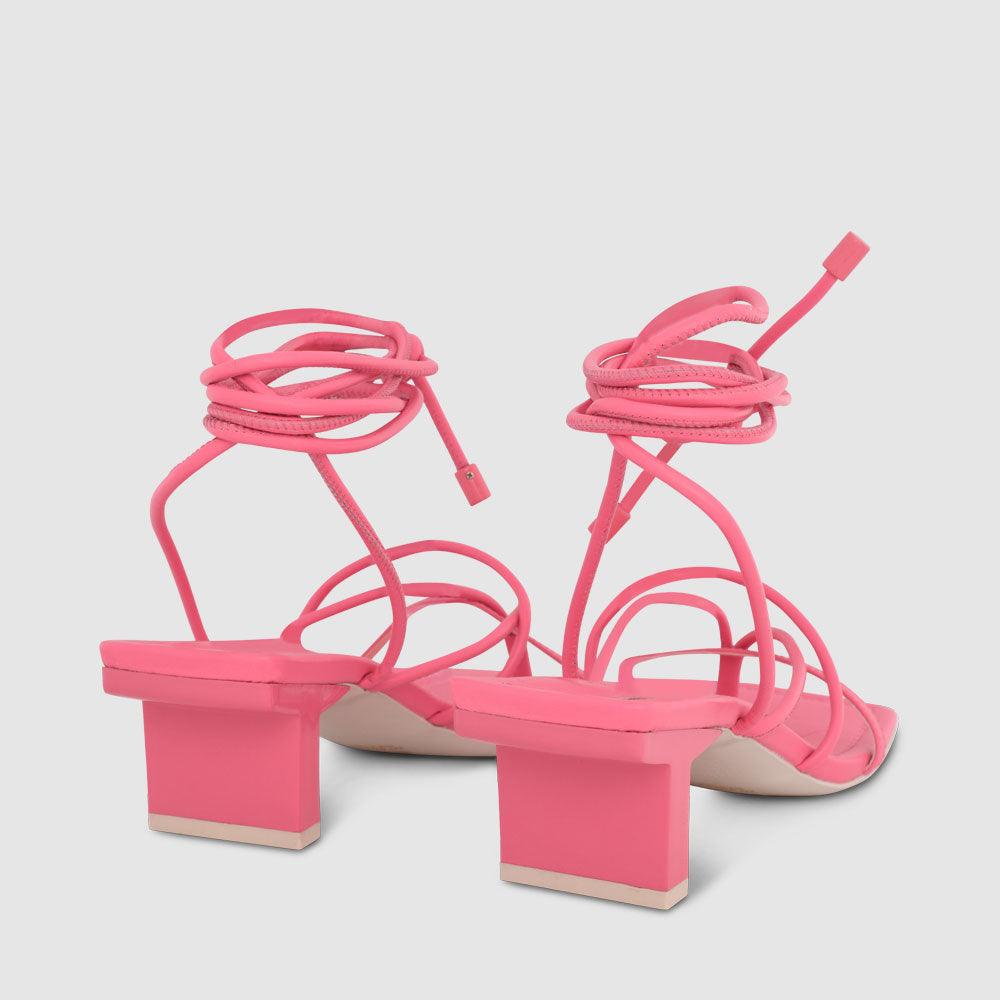 Kat Maconie Toria Sandals SS22 Mid Heel Sandal Dragonfruit