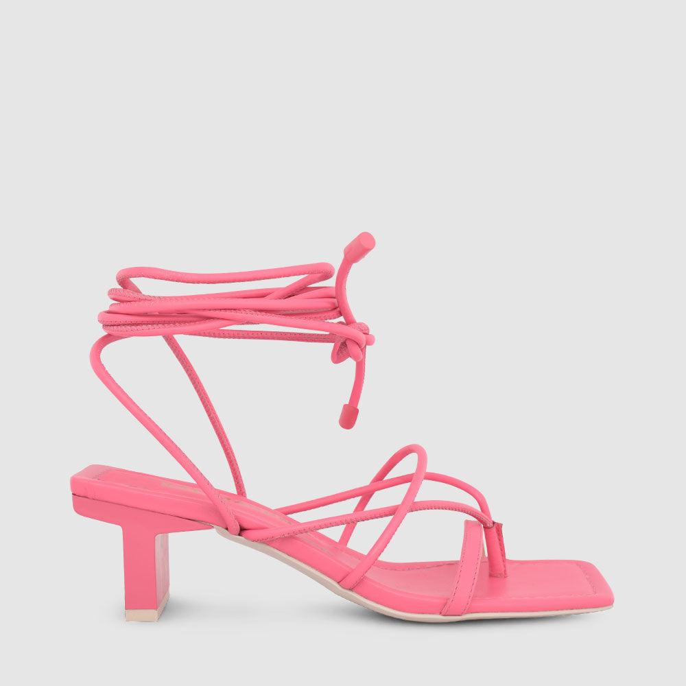 kat maconie Toria Sandals SS22 Mid Heel Sandal Dragonfruit