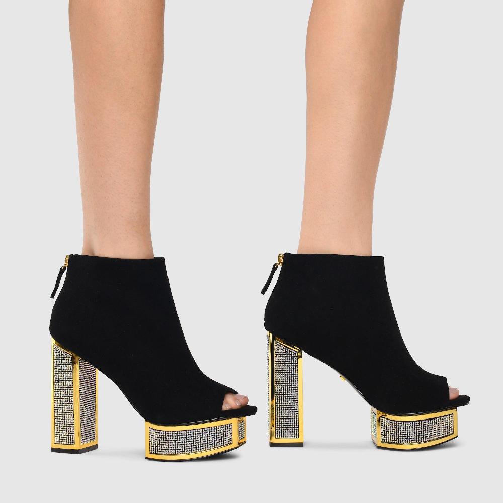 Kat Maconie Velma Boots AW23 PLATFORM BOOT Black/Ab