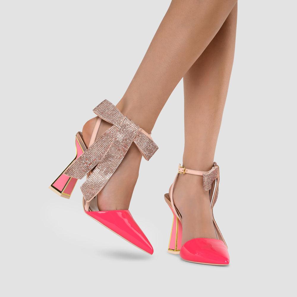 Kat Maconie Yasmina Pumps AW22 HOURGLASS HEEL Multi Pinks