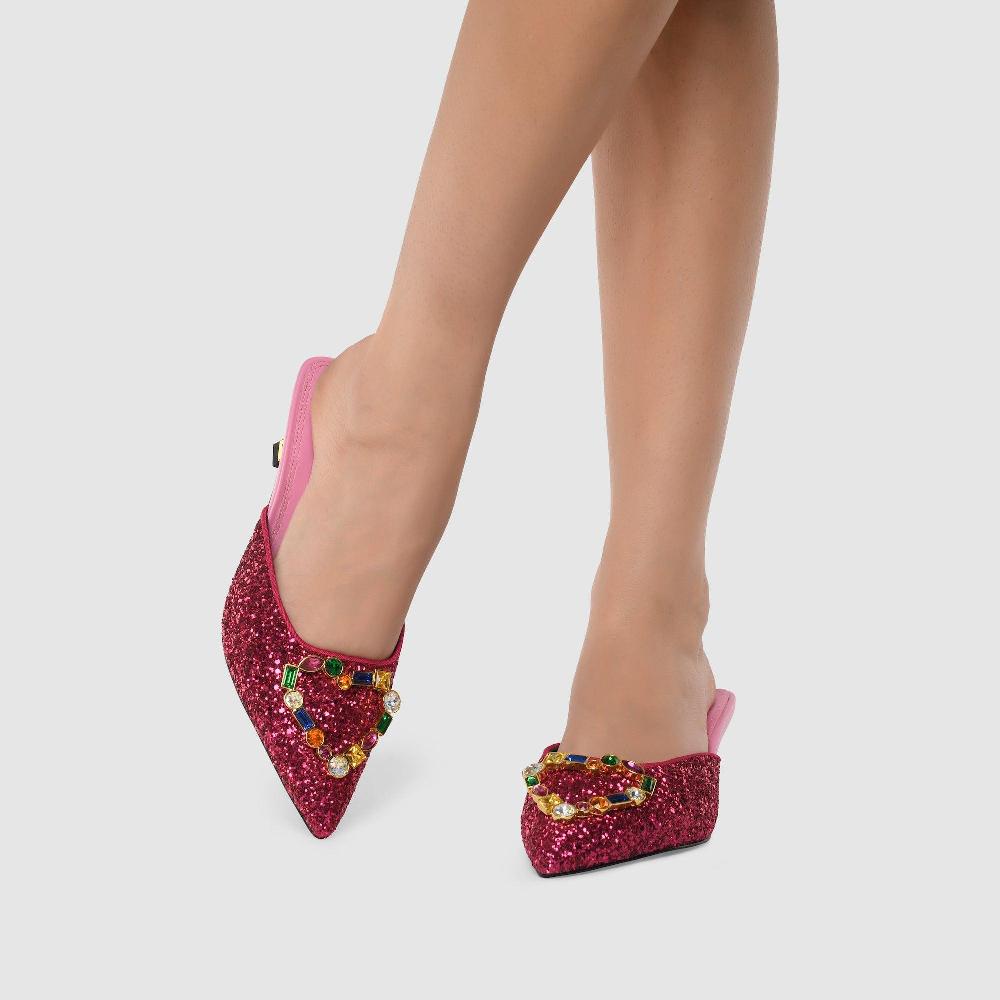 Kat Maconie Zendy Sandals RS23 KITTEN HEEL Multi Pinks