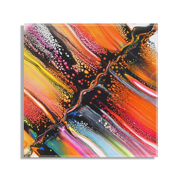 Kate & Laurel Aloha Floating Acrylic Art By Xizhou Xie