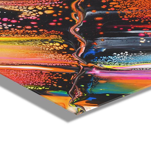 Kate & Laurel Aloha Floating Acrylic Art By Xizhou Xie