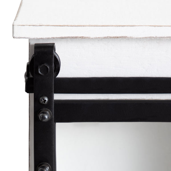 Kate & Laurel Barnhardt Decorative Wood Wall Storage Cabinet