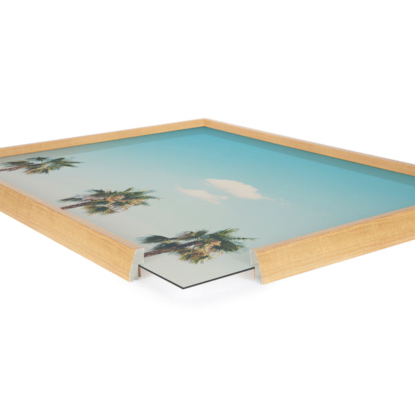 Kate & Laurel Blake A Trio Of Palm Trees Framed Printed Art By Laura Evans