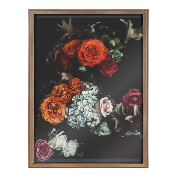 Kate & Laurel Blake Abundance Framed Printed Glass By Alicia Abla