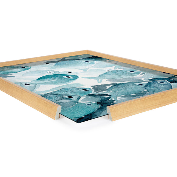 Kate & Laurel Blake Aholehole Framed Printed Glass By Janet Meinke-Lau