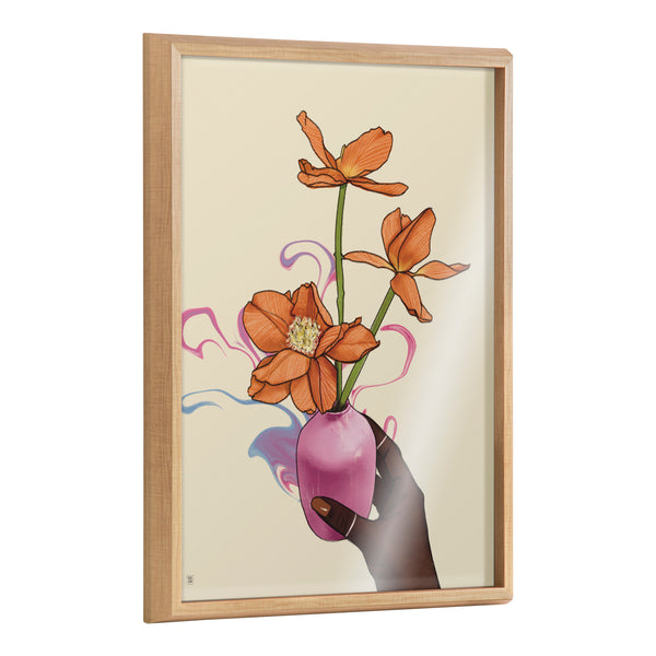 kate & laurel Blake At Your Wish Framed Printed Glass by Mary Joak