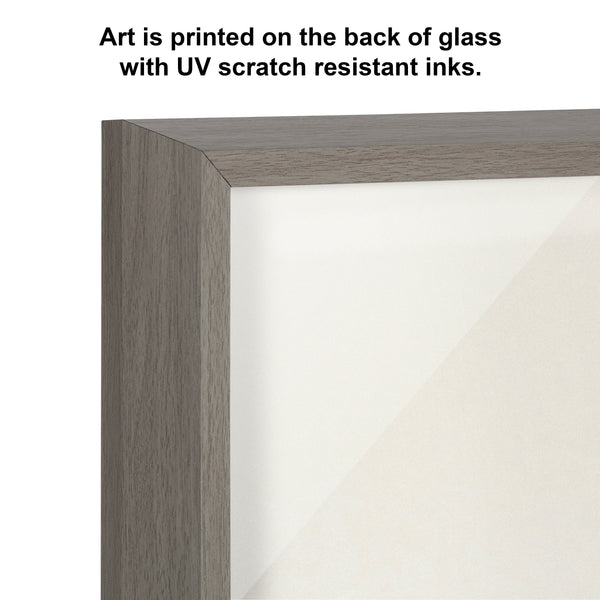 Kate & Laurel Blake Baby Elephant Bath Time With Rubber Ducky Framed Printed Glass By Amy Peterson Art Studio